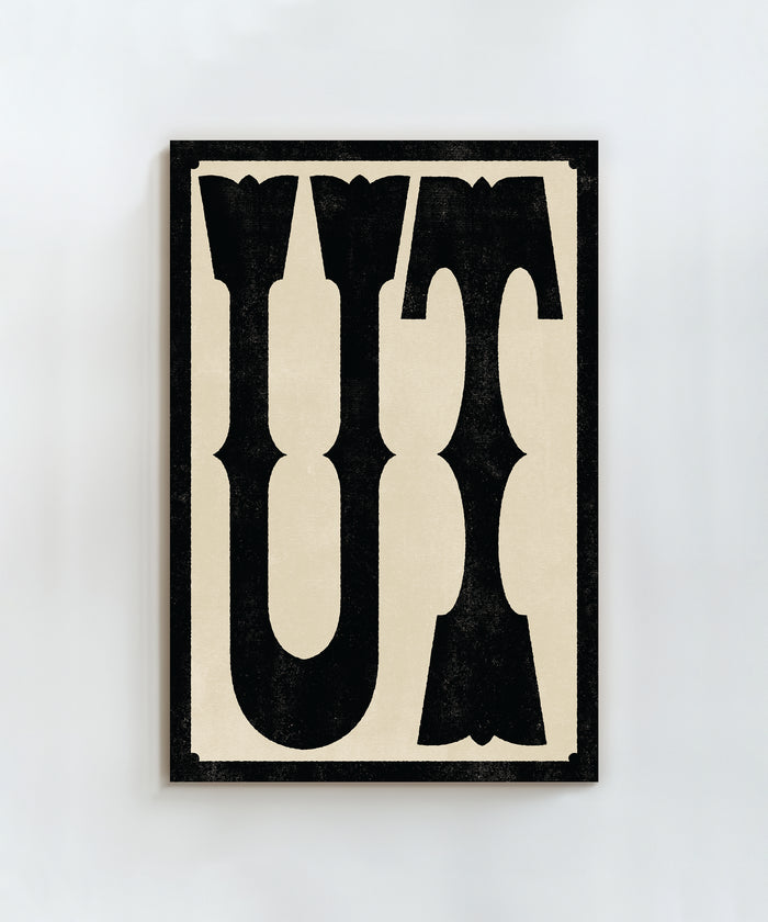 Large Letters - UT by Head West Studio
