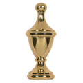 Large Urn Finial - 2¾" h Polished Brass