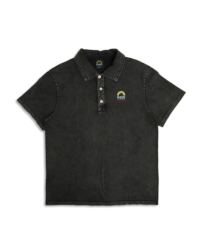 Layback Polo - Anthracite, view 4|Flatlay