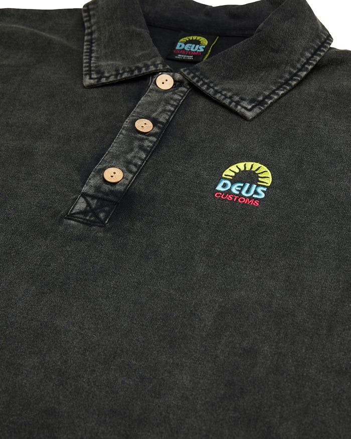 Layback Polo - Anthracite, view 6|Flatlay