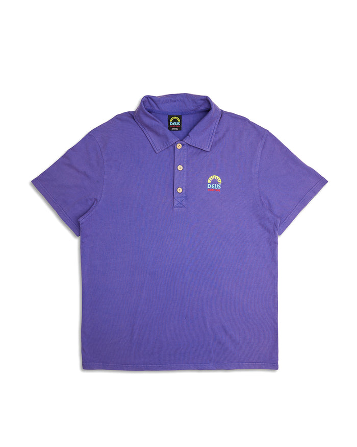 Layback Polo - Deep Blue, view 4|Flatlay