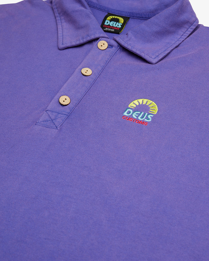 Layback Polo - Deep Blue, view 6|Flatlay