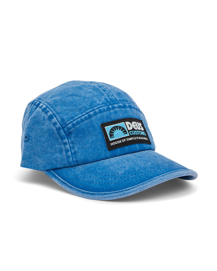 Leisure 5 Panel Cap - Turquoise, view 1|Flatlay