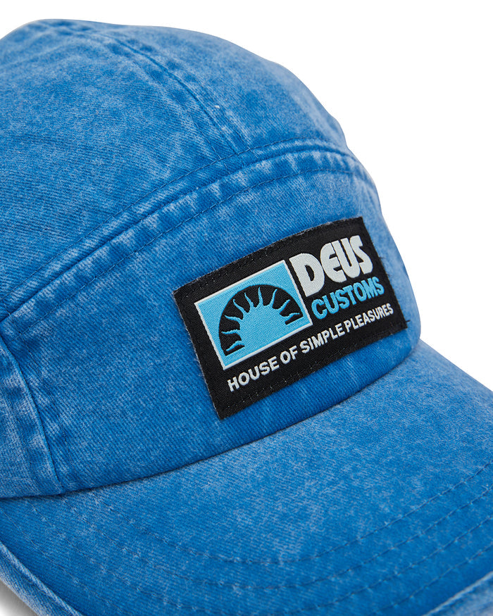 Leisure 5 Panel Cap - Turquoise, view 3|Flatlay