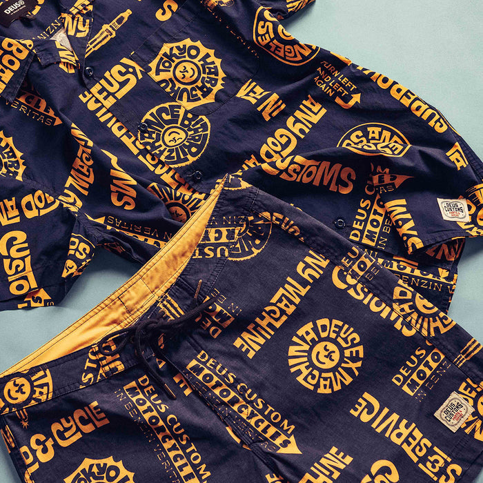 Leland Boardshort - Multi, view 5|Flatlay