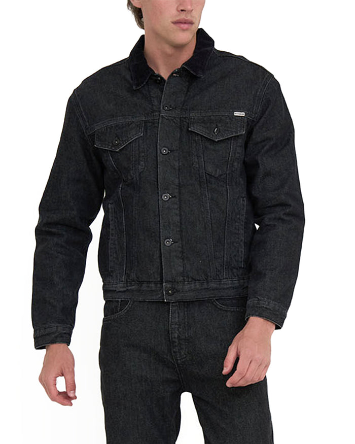 Leon Trucker - Washed Black, view 1|Model