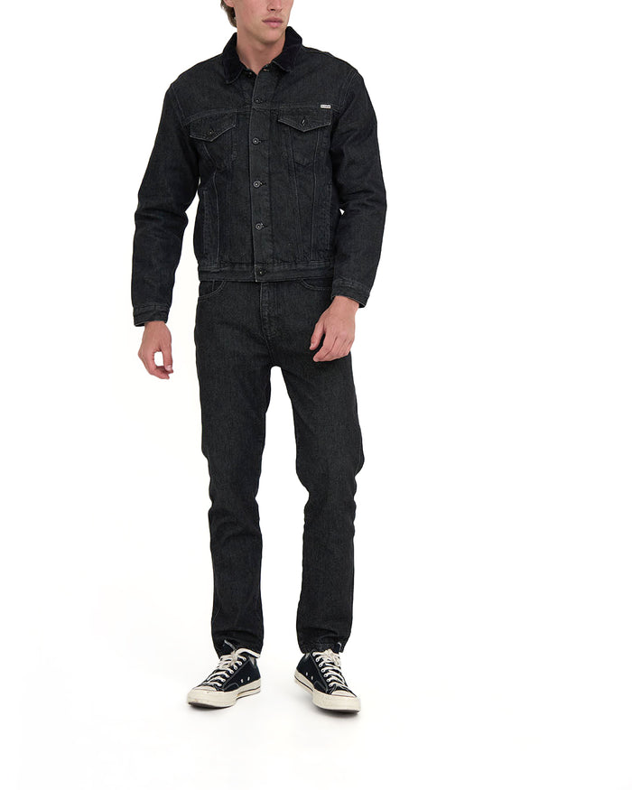 Leon Trucker - Washed Black, view 3|Model