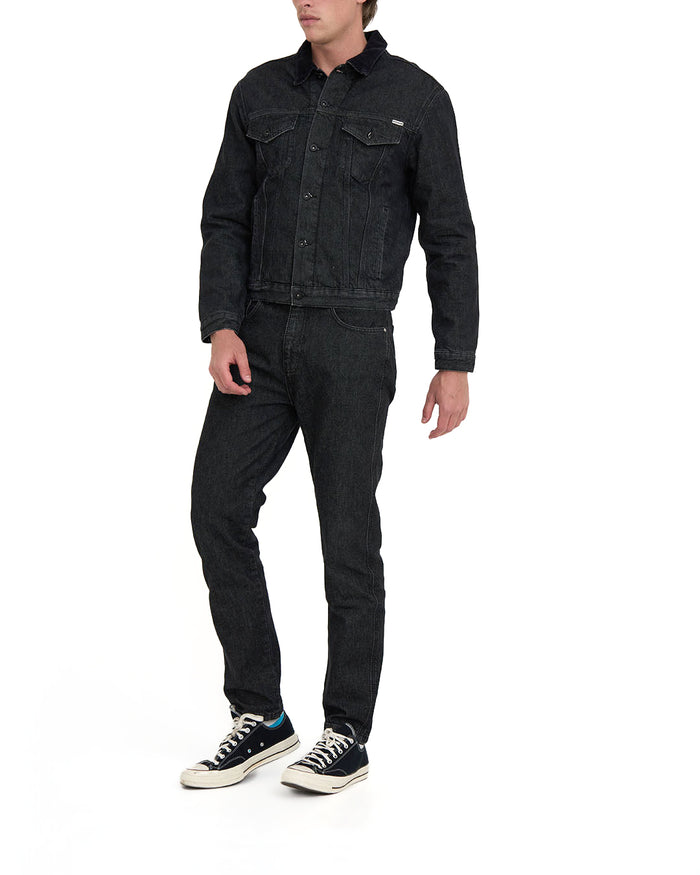 Leon Trucker - Washed Black, view 4|Model