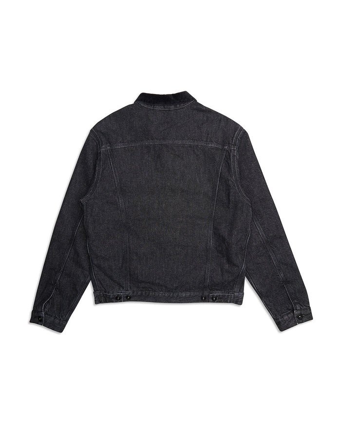 Leon Trucker - Washed Black, view 6|Flatlay