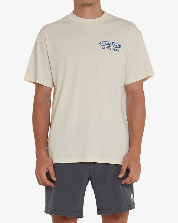 Log Haul Tee - Dirty White, view 1