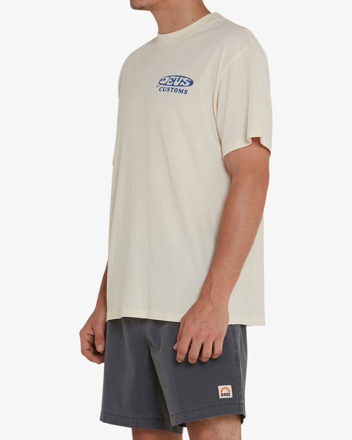 Log Haul Tee - Dirty White, view 3