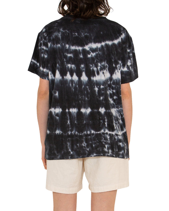 Lorrie Tee (Oversized Fit) - Shadow Grey Tie Dye, view 2|Model