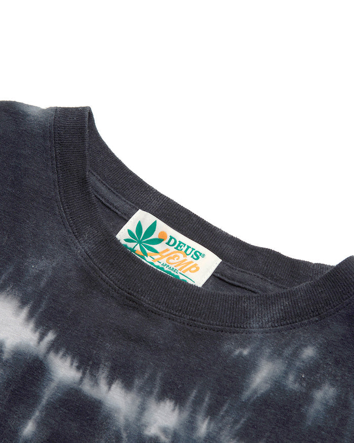 Lorrie Tee (Oversized Fit) - Shadow Grey Tie Dye, view 6|Flatlay