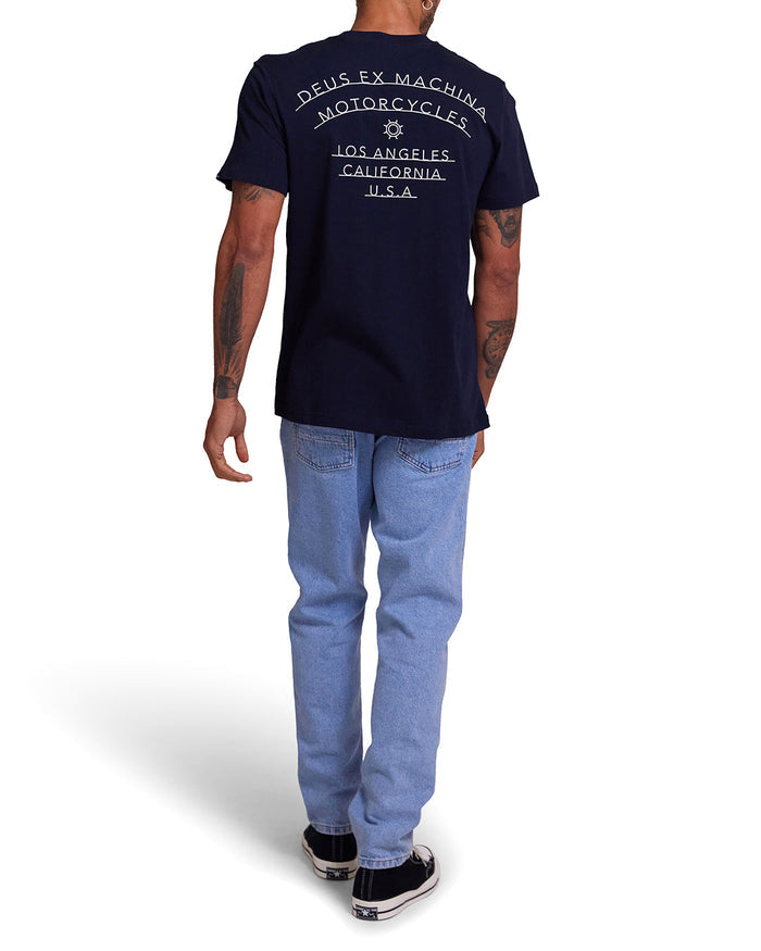 Madison Tee - Navy, view 2|Model
