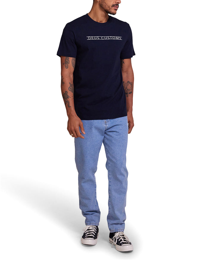 Madison Tee - Navy, view 3|Model