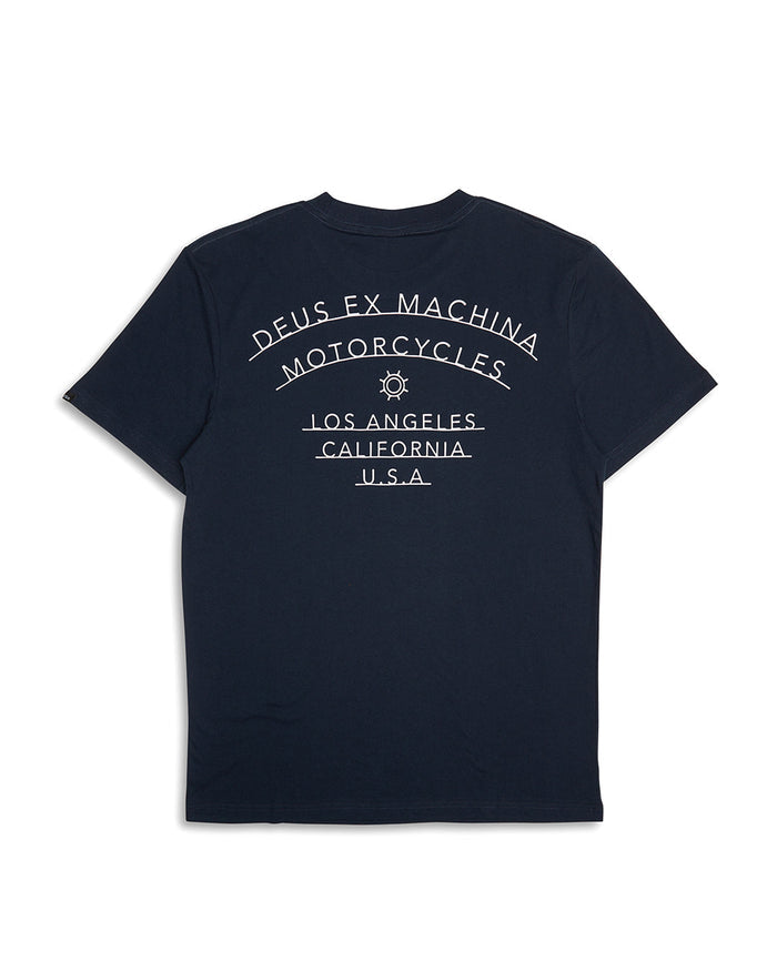 Madison Tee - Navy, view 6|Flatlay