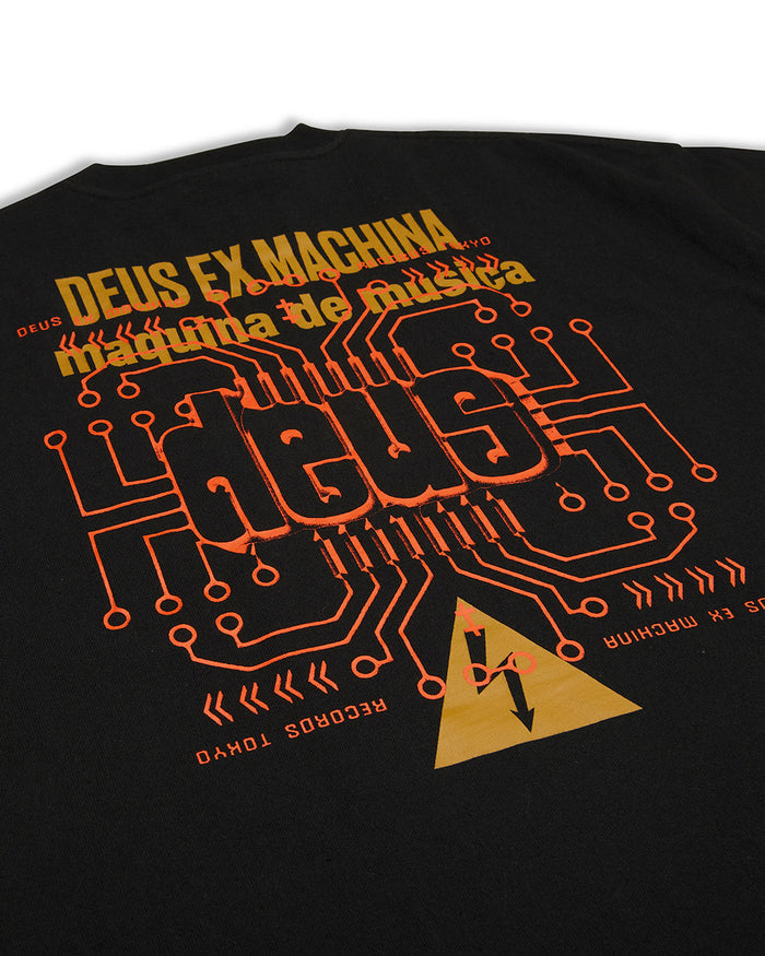 Maquina De Musica Tee - Black, view 7|Flatlay
