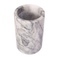 Marble Cylinder Wine Cooler - White Matte