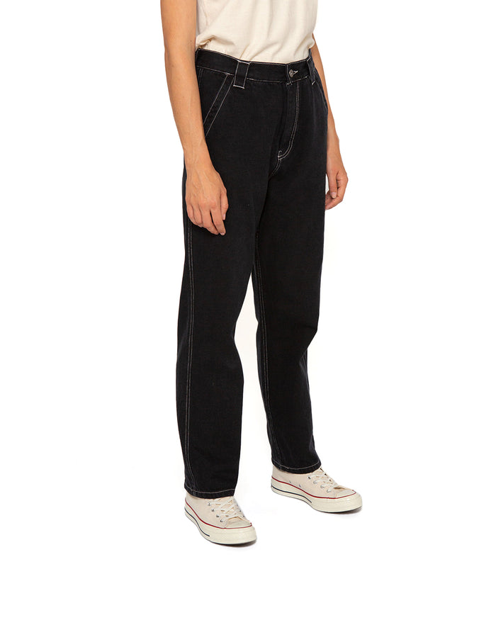 Master Pant (Relaxed Fit) - Black, view 3|Model
