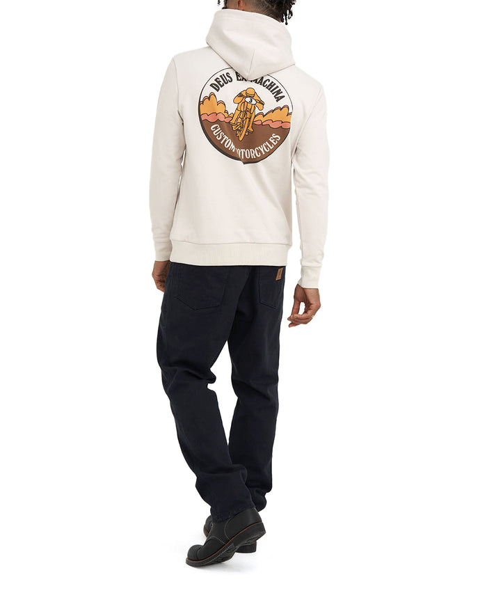 Max Speed Hoodie - Dirty White, view 2|Model