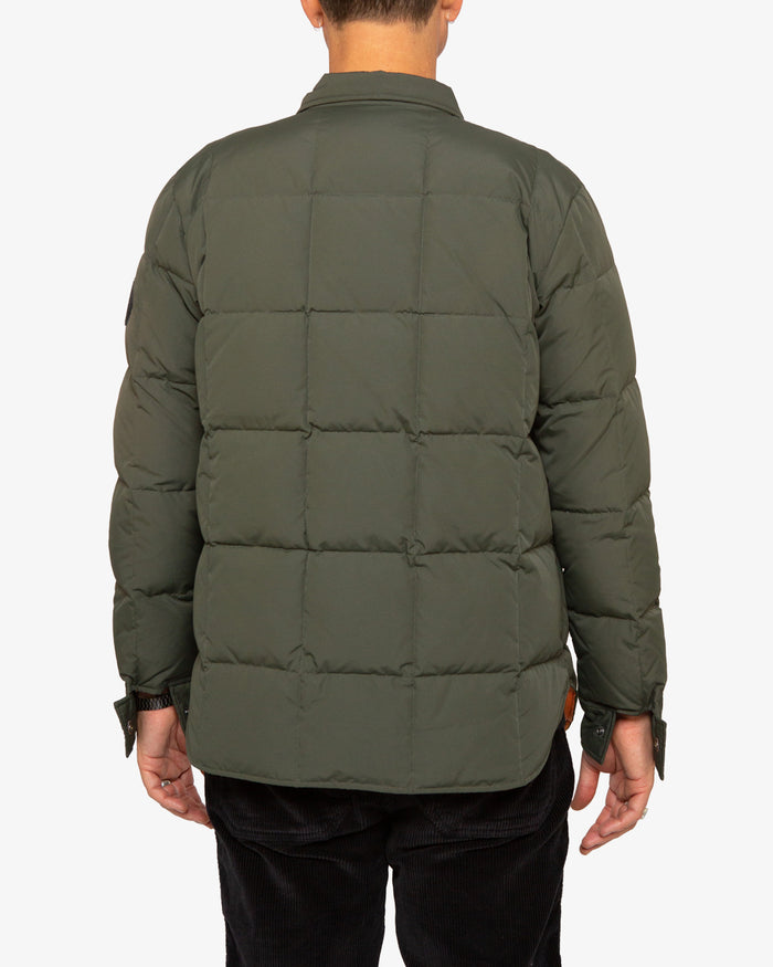Maxwell Down Overshirt - Forest Green, view 2