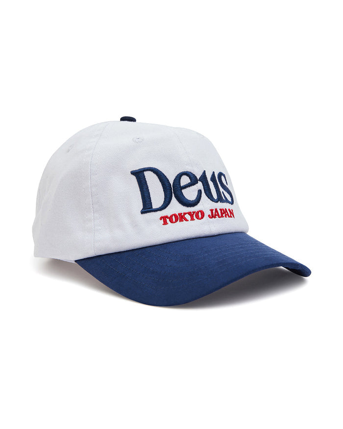 Metro Dad Cap - White, view 1|Flatlay