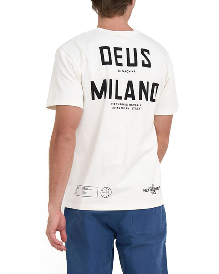 Milano Address Tee - Vintage White, view 1|Model