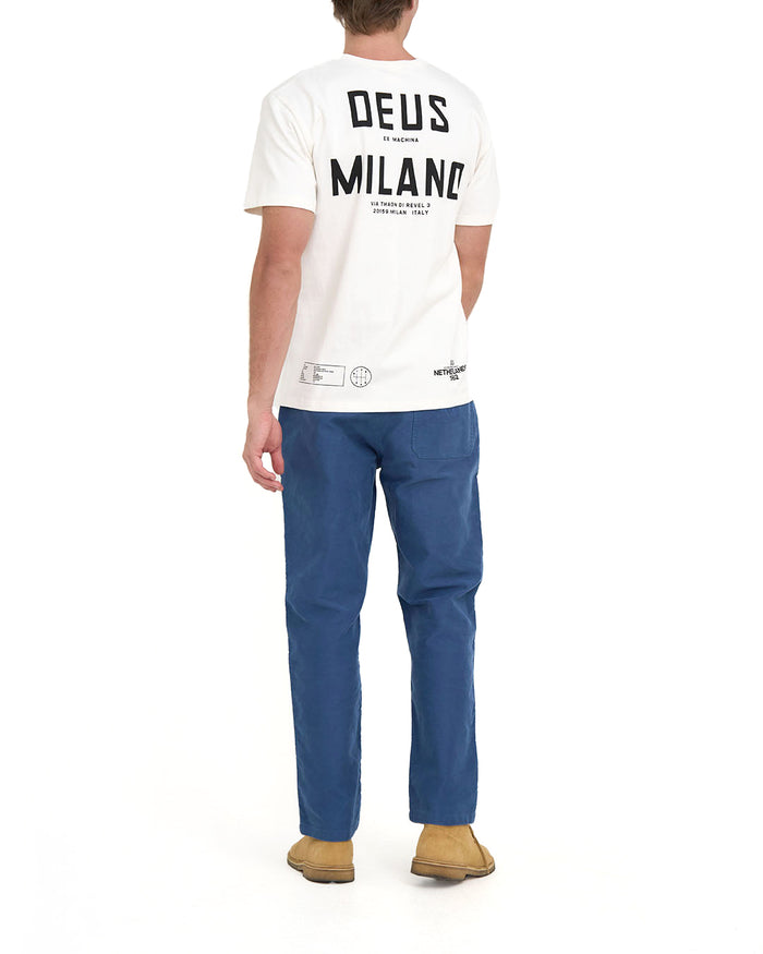 Milano Address Tee - Vintage White, view 3|Model
