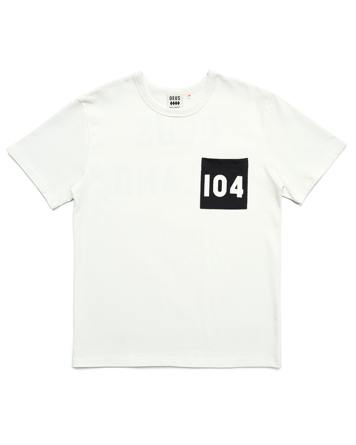 Milano Address Tee - Vintage White, view 4|Flatlay