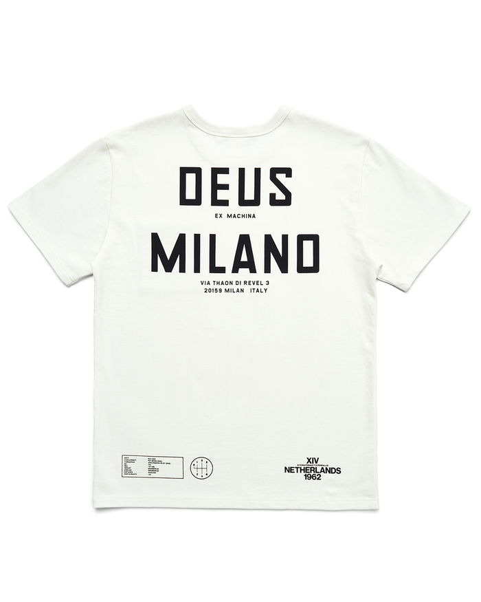 Milano Address Tee - Vintage White, view 5|Flatlay