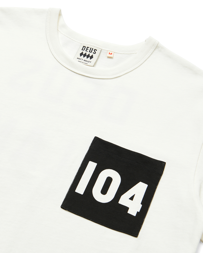 Milano Address Tee - Vintage White, view 6|Flatlay