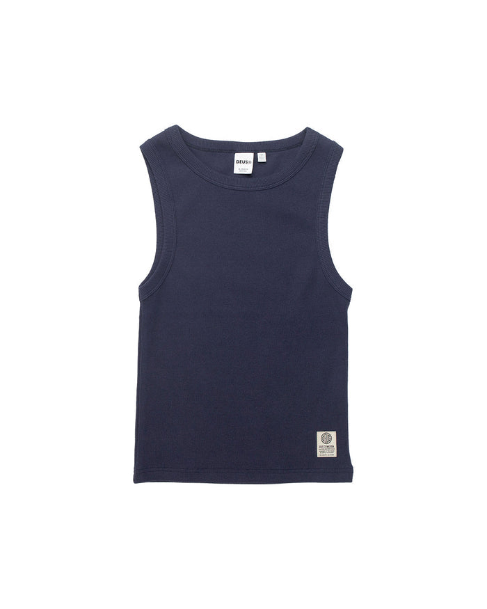 Military Tank - Navy, view 4|Flatlay
