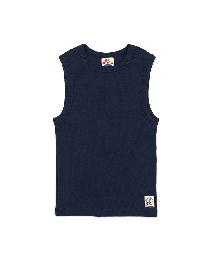 Military Tank - Navy, view 4|Flatlay