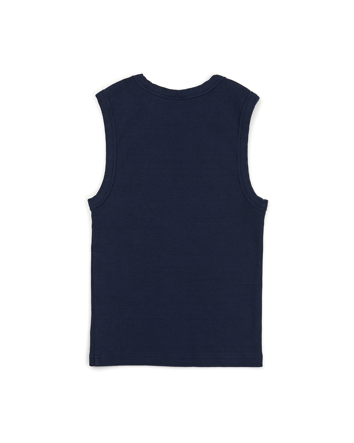 Military Tank - Navy, view 5|Flatlay
