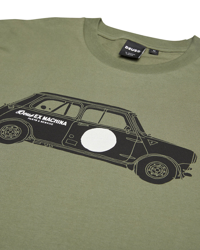 Mini Tee - Lichen Green, view 3