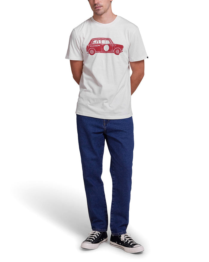 Mini Tee - Vintage White, view 3|Model