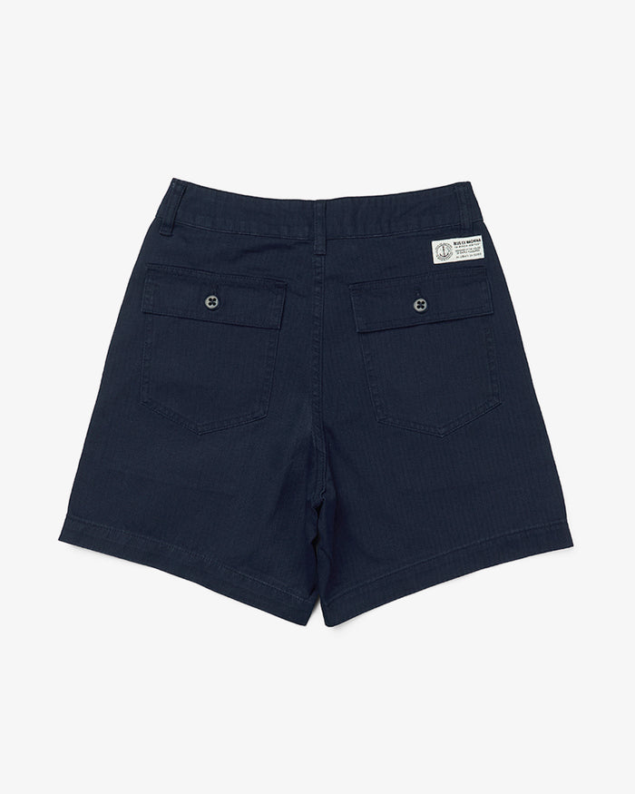 Mona Herringbone Short - Navy, view 5