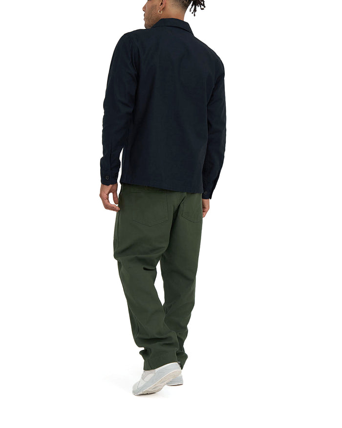 Monty Cordura Overshirt - Black, view 4|Model