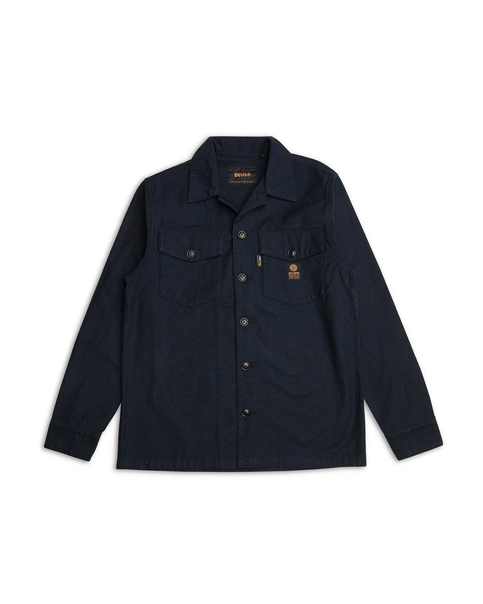 Monty Cordura Overshirt - Black, view 5|Flatlay
