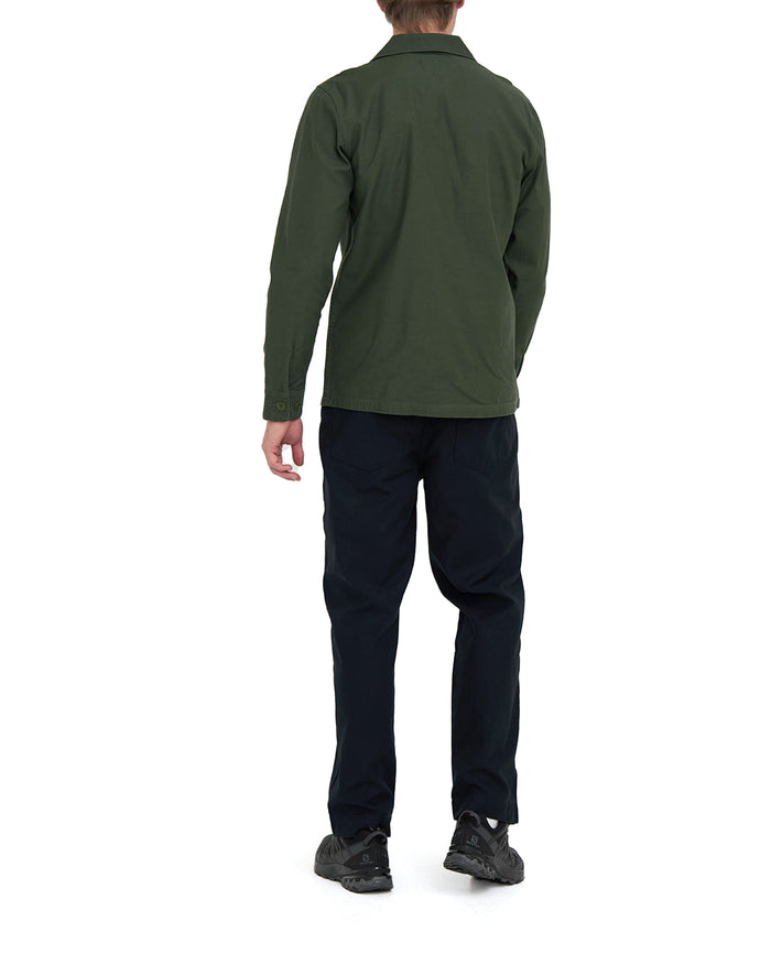 Monty Cordura Overshirt - Olive, view 2|Model