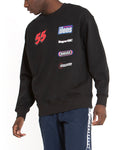 Moto Decal Crew - Black, view 1|Model