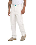 MW Work Pant - Vintage White, view 1|Model