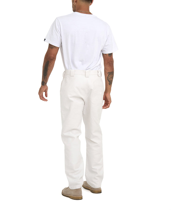 MW Work Pant - Vintage White, view 5|Model