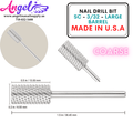 Nail Drill Bit - SC - 3/32 - Large Barrel - Angelina Nail Supply NYC