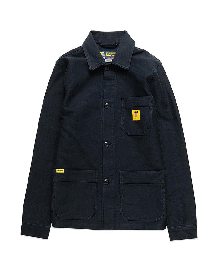Naito Chore Jacket - Black, view 4|Flatlay