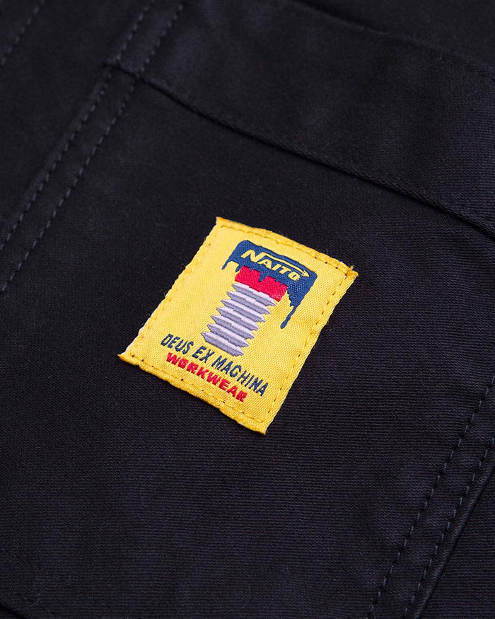Naito Chore Jacket - Black, view 6|Flatlay