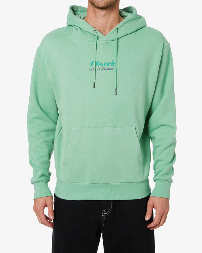 Naito Quadrant Hoodie (Box Fit) - Mint Green, view 1|Model