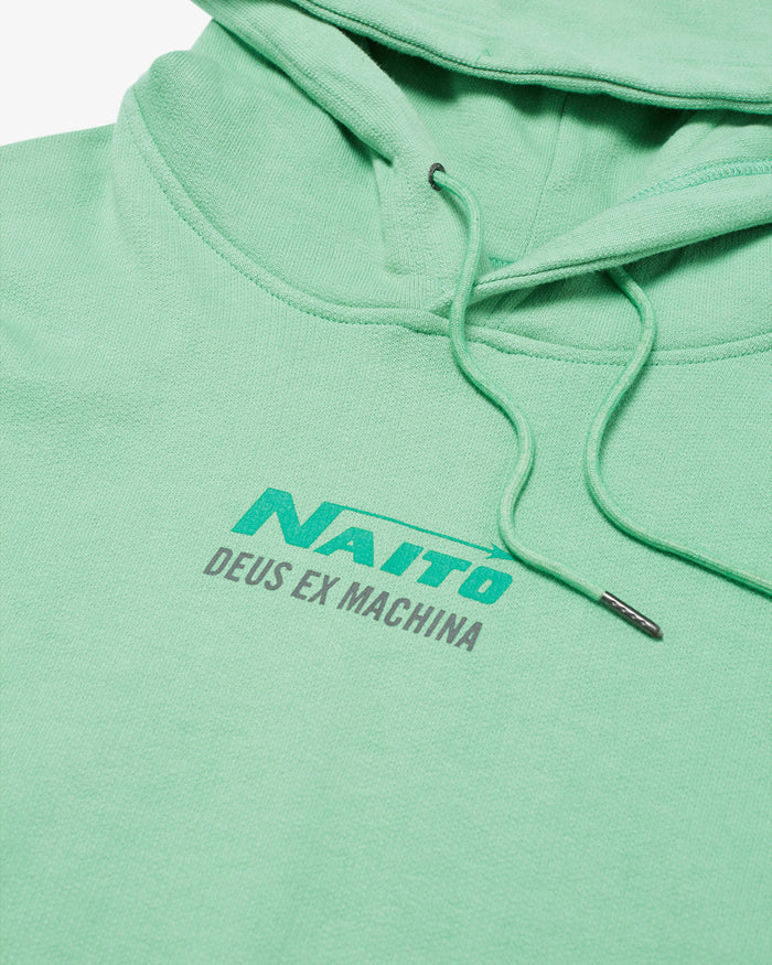 Naito Quadrant Hoodie (Box Fit) - Mint Green, view 6|Flatlay