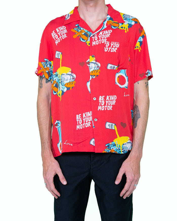 Naito Short Sleeve Shirt - Race Red, view 1