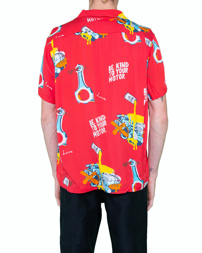Naito Short Sleeve Shirt - Race Red, view 2